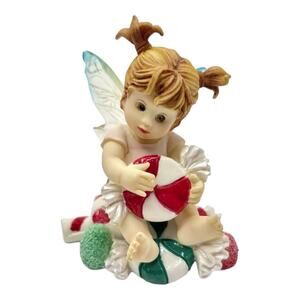 My Little Kitchen Fairies Sweet Bon Bon Fairie Peppermint Christmas Candy Fairy